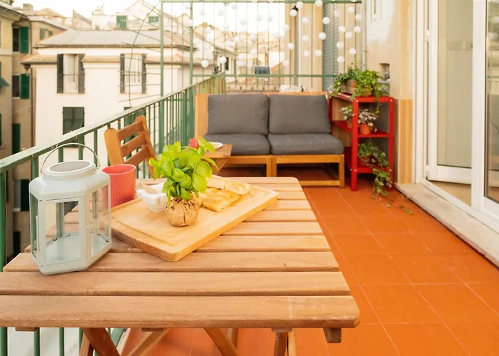 Lägenhet Niu Cozy With Terrace Genua